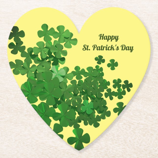 Happy St. Patrick's Day Untersetzer (Vorderseite)