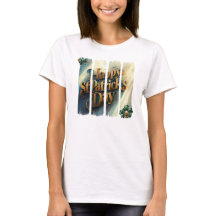 Happy St. Patrick's Day Vertical Brushstroke