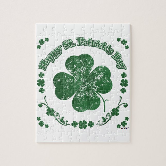 Happy St. Patrick's Day - Vintager Stil (Vertikal)