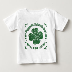 Happy St. Patrick's Day - Vintager Stil Baby T-shirt