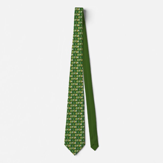 Happy St. Patrick's Day | Zum Glück Spaß Grüne Kra Krawatte (Vorderseite)
