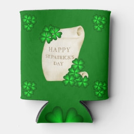 Happy St Patrick's Kleeblatts Dosenkühler