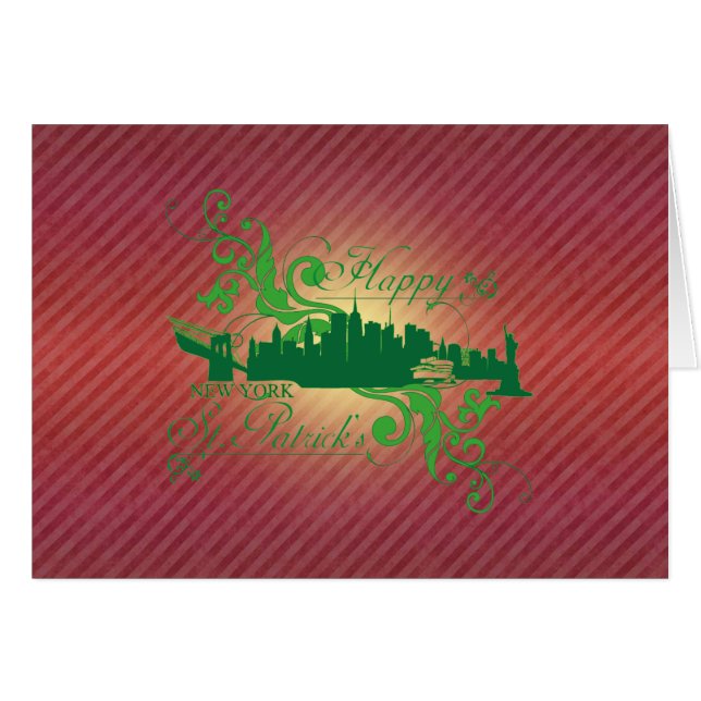 HAPPY ST.PATRICKS - Notecard (Vorderseite (Horizontal))