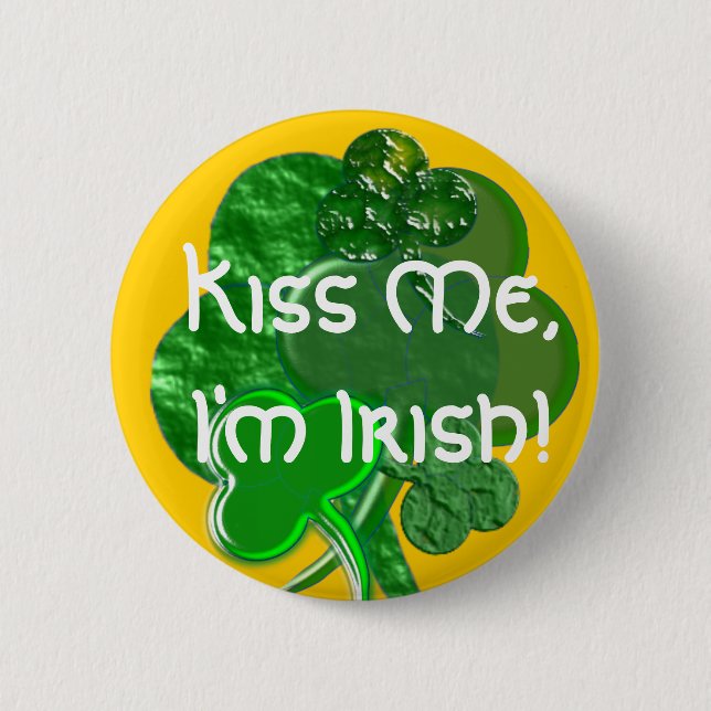 Happy St. Patty's Day - Button/Button - Personalis Button (Vorderseite)