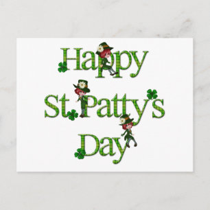 Happy St. Patty's Day Postkarte