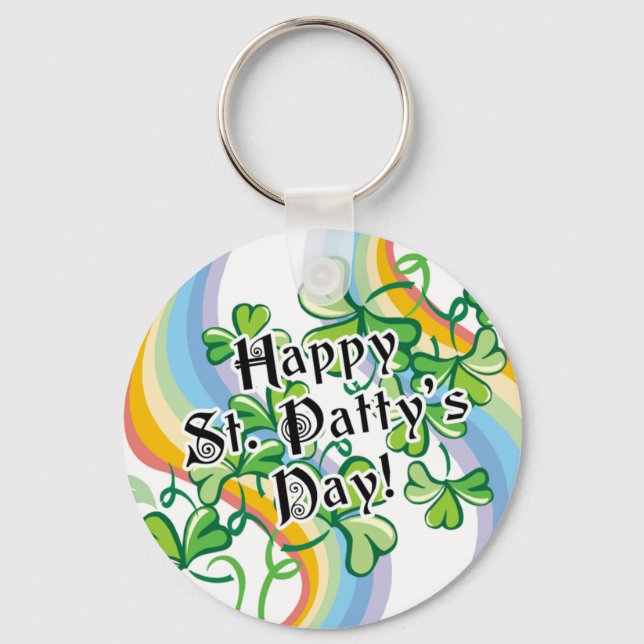 Happy St. Patty's Day Schlüsselanhänger (Vorderseite)