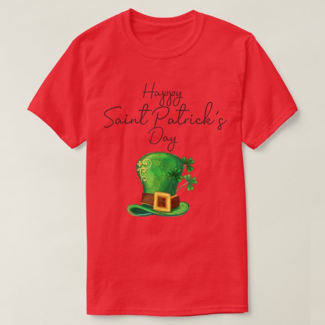 Happy St T-Shirt (Design vorne)