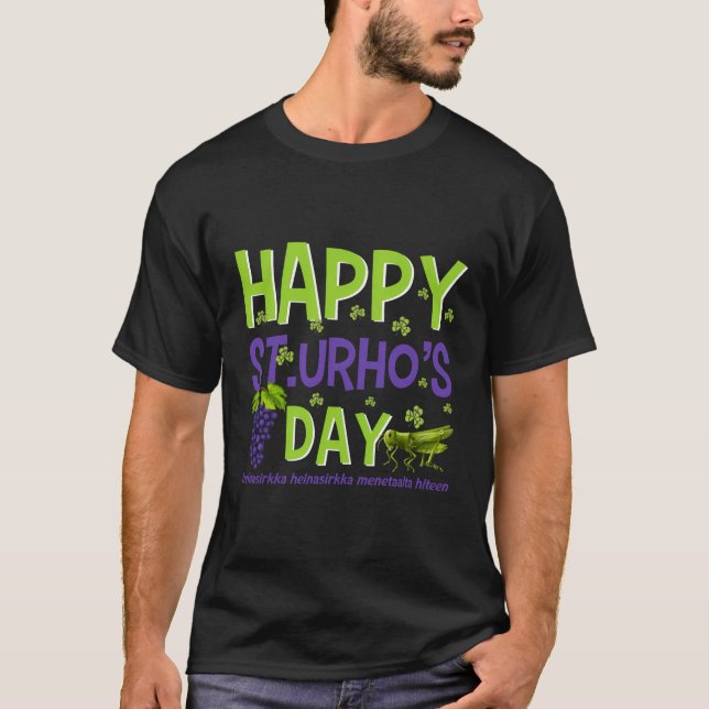 Happy St Urho's Day T-Shirt (Vorderseite)