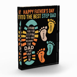 Happy "step" Vatertag Fotoblock