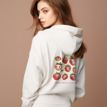 Happy Strawberry Hoodie Women | Niedlich Hoodie