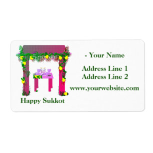 Happy Sukkot, Personalisiert
