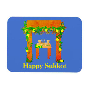 Happy Sukkot, Personalisiert Magnet