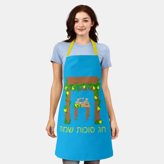 Happy Sukkot, Personalisiert Schürze (Getragen)