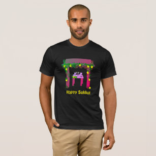 Happy Sukkot, Personalisiert T-Shirt