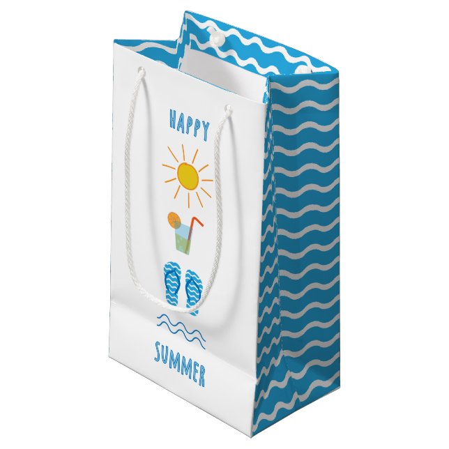 Happy Summer Cadeau sac (Devant Angle)