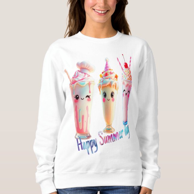Happy Summer Day Sweatshirt (Vorderseite)