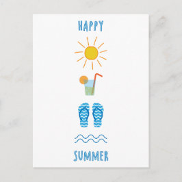 Happy Summer Postcard Postkarte