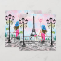 Happy Summer Vacation - I Liebe Paris - Beautiful