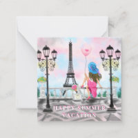 Happy Summer Vacation - I Liebe Paris - Beautiful