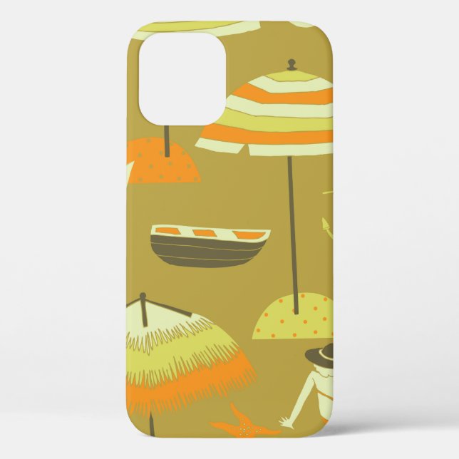 Happy Summertime Seamless Pattern Case-Mate iPhone Hülle (Rückseite)