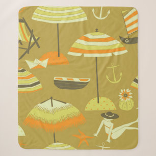 Happy Summertime Seamless Pattern Sherpadecke