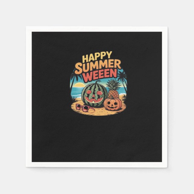 Happy Summerween Classic Serviette (Vorderseite)
