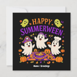 Happy Summerween Spooky Summer Ghost Einladung