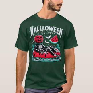 Happy Summerween Summer Watermelon Halloween ist e T-Shirt