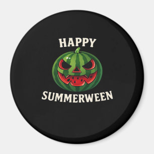Happy Summerween Watermelon Jack O’ Lantern - Funn Magnet