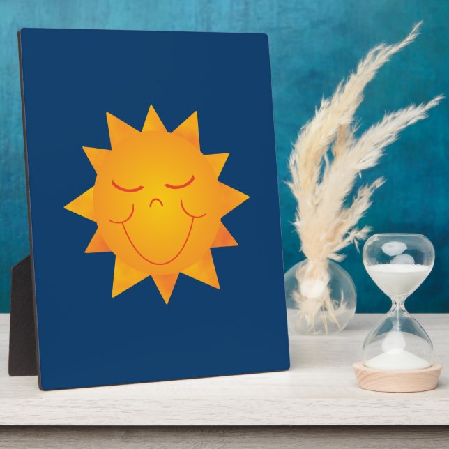 Happy Sun Fotoplatte (Seite)