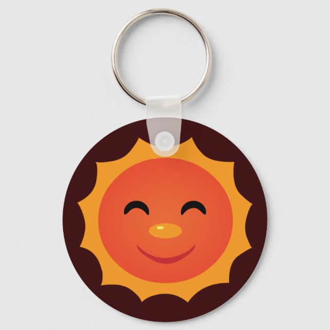 Happy Sun Schlüsselanhänger (Vorderseite)