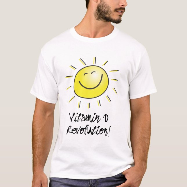 Happy Sun, Vitamin D Revolution T-Shirt (Vorderseite)