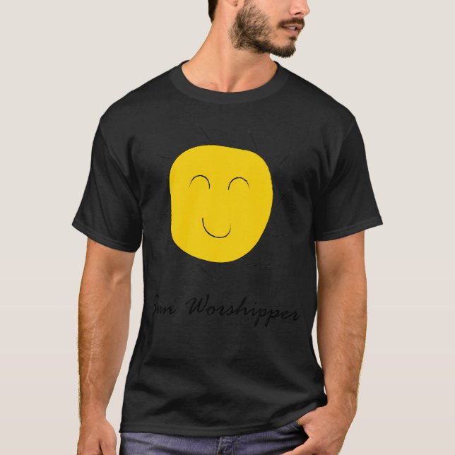 Happy Sun Worshipper D T-Shirt (Vorderseite)