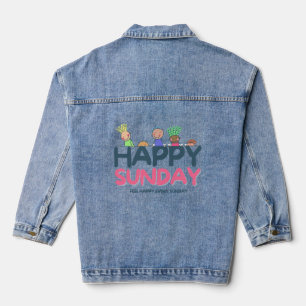 Happy Sunday Baby Bodysuit Jeansjacke