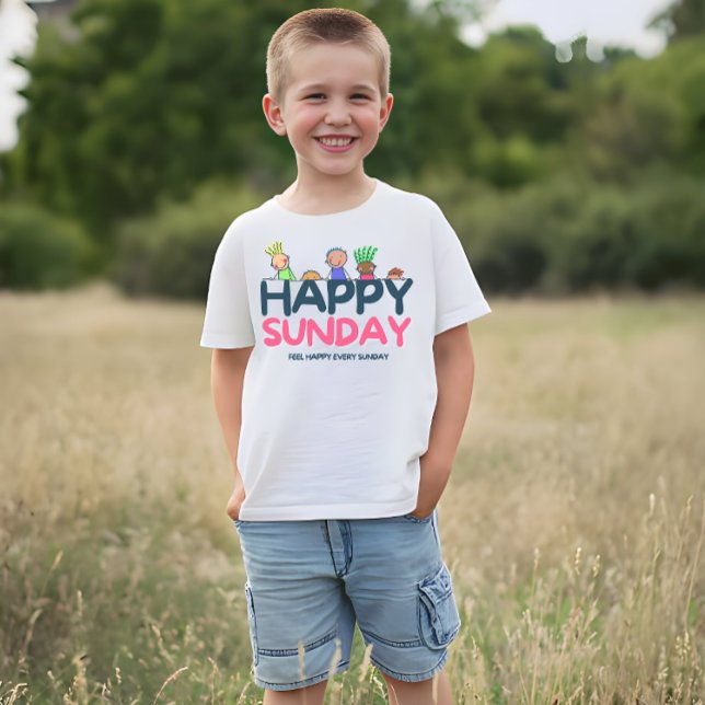 Happy Sunday T-Shirt (Von Creator hochgeladen)