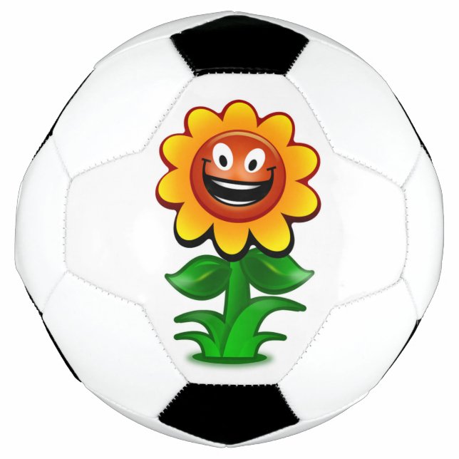 HAPPY SUNFLOWER FUßBALL (Vorderseite)