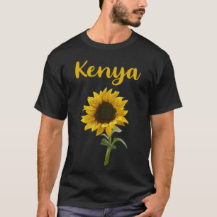Happy Sunflower - Kenia Name T-Shirt