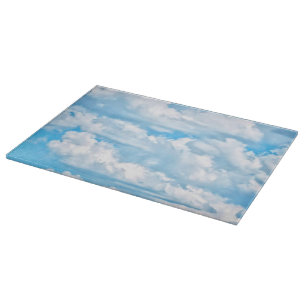 Happy Sunny Clouds Background Scenery Schneidebrett
