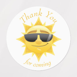Happy Sunshine boho merci Étiquettes