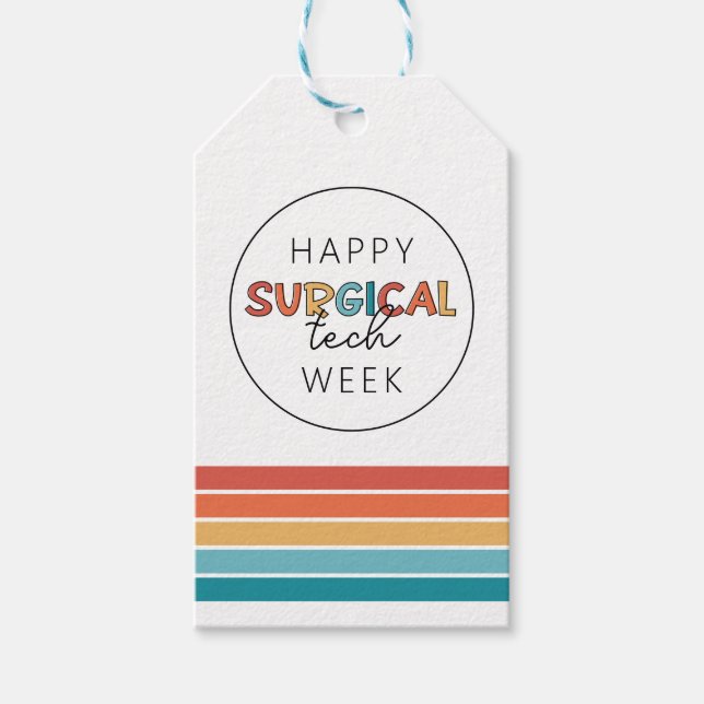 Happy Surgical Tech Week Geschenkanhänger (Vorderseite)