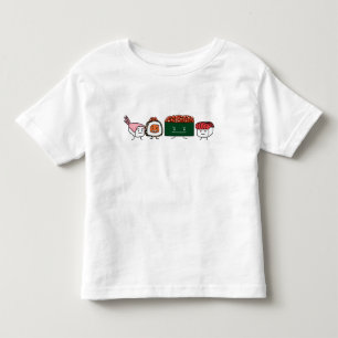 Happy Sushi Brothers Reis Japanischer Garnelenlach Kleinkind T-shirt