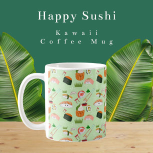 Happy Sushi Kawaii Kaffeetasse