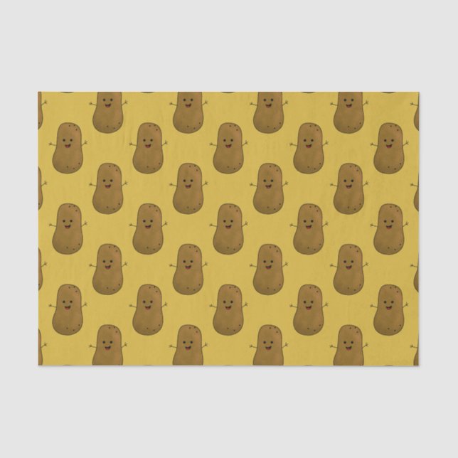 Happy Sweet Potato Seidenpapier (Vorderseite)
