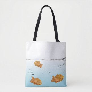 Happy Swimming Taiyaki Fisch Tasche