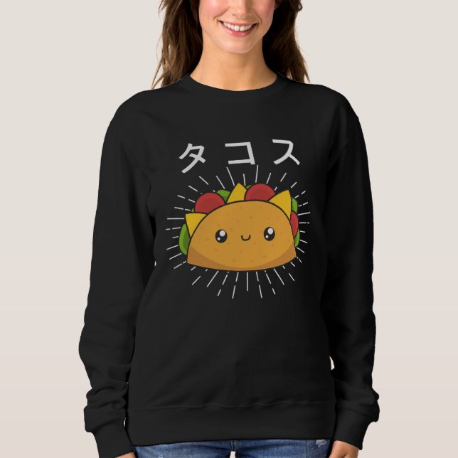 Happy Taco Tuesday Mexican food Sweatshirt (Vorderseite)