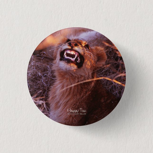 Happy Tau Button (Vorderseite)