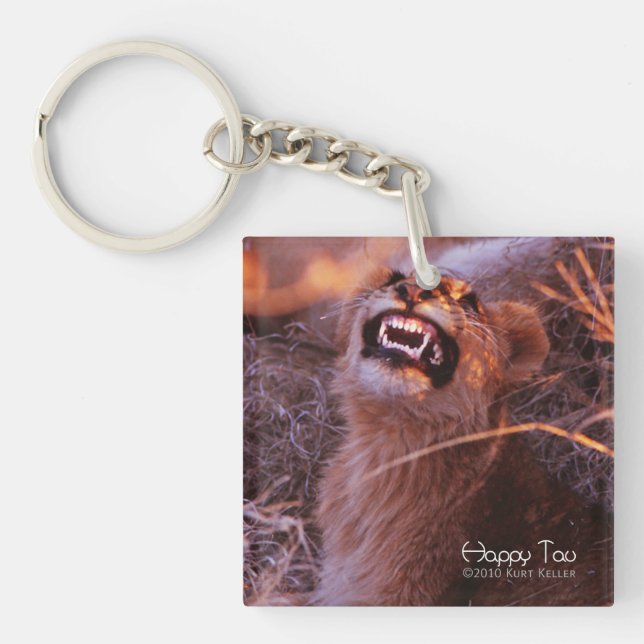 Happy Tau Schlüsselanhänger (Vorderseite)