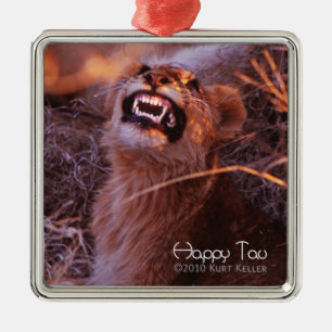 Happy Tau Silbernes Ornament
