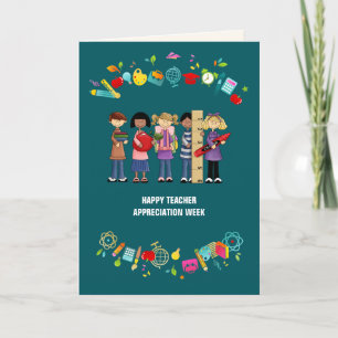 Happy Teacher Appreciation Week Custom Karte