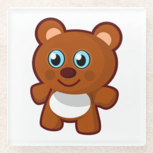 HAPPY TEDDY BEAR GLASUNTERSETZER